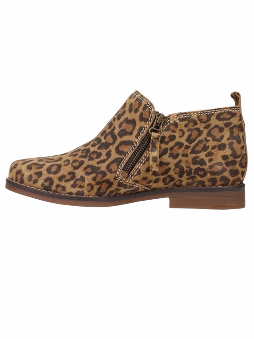 NWOT Hush Puppies Mazin Cayto Bootie leopard suede 11W